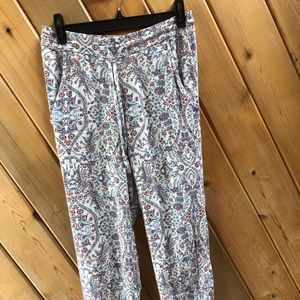 Paisley patterned pants